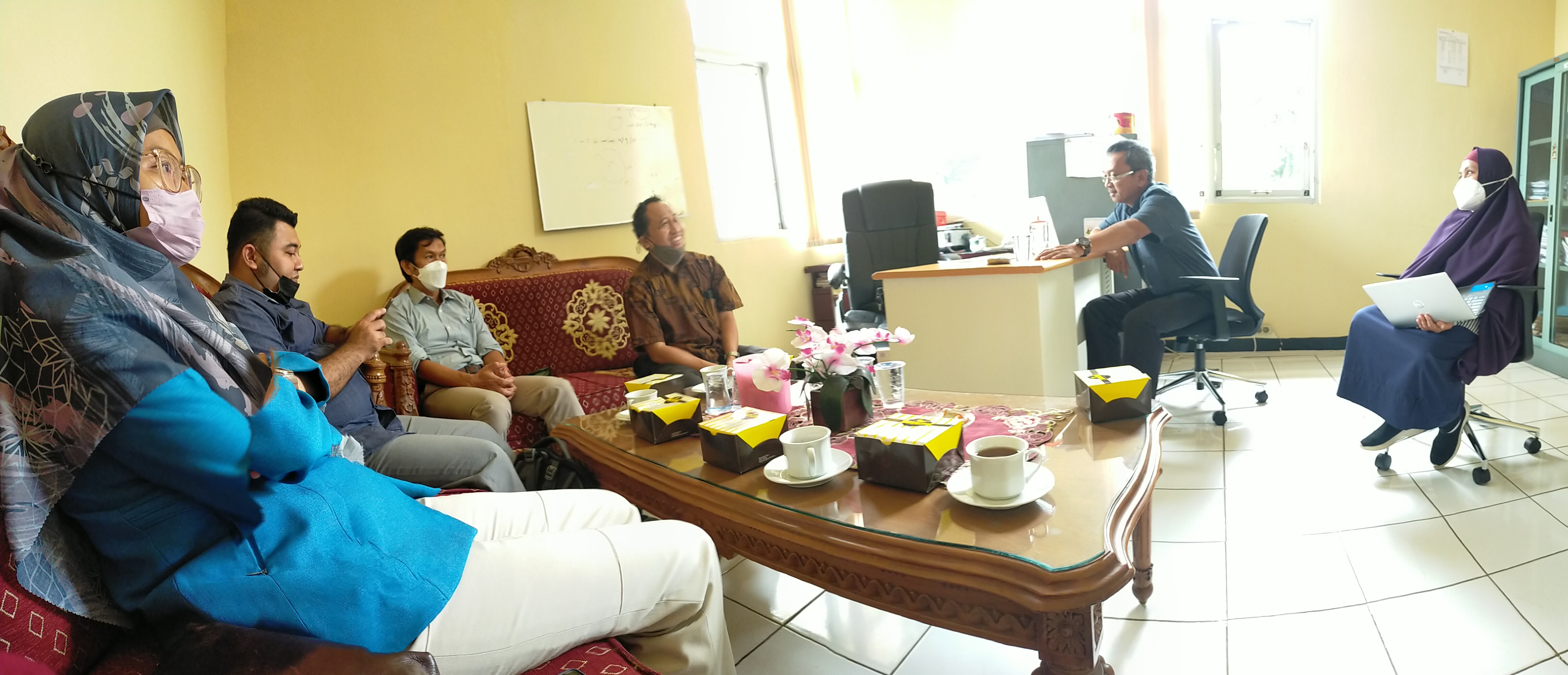 Fakultas Ilmu Komputer melakukan kunjungan ke KOMINFO Lampung