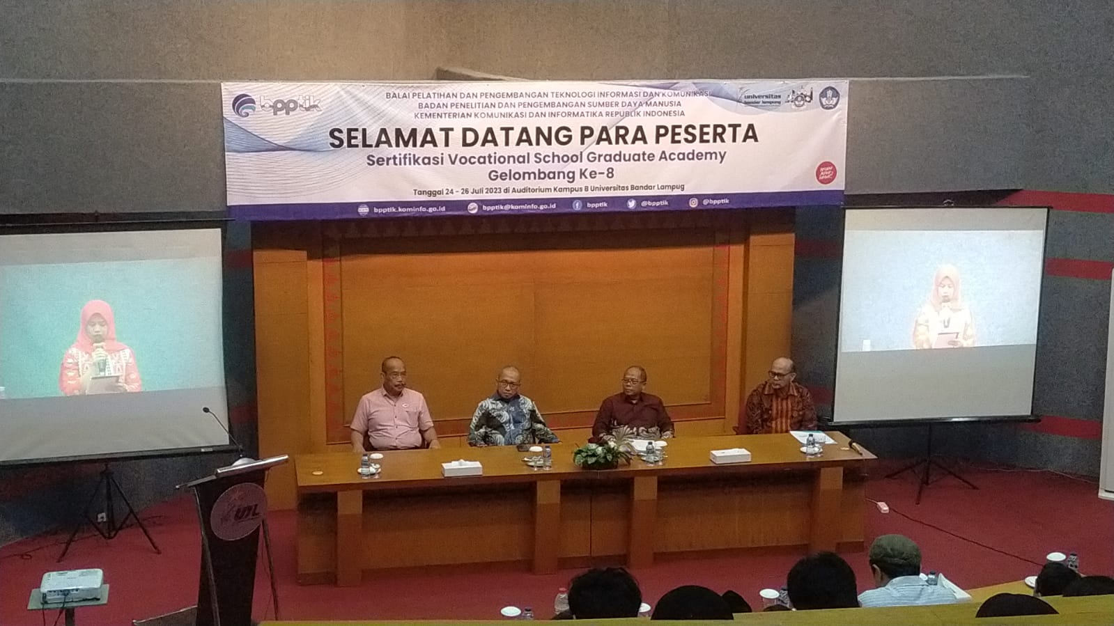PELATIHAN VSGA BPPTIK KOMINFO BERSAMA FAKULTAS ILMU KOMPUTER UNIVERSITAS BANDAR LAMPUNG