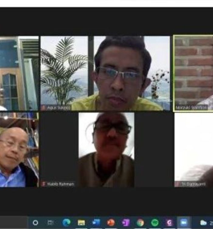 Diskusi mengenai Riset kolaborasi untuk Transformasi digital UMKM bersama pihak PPTIK ITB dan Lab IoT