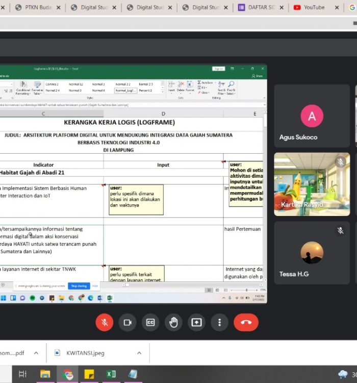 Tropical Forest Conservation Act (TFCA) konservasi way kambas akan terlaksana, dimungkinkan Mahasiswa ikut sebagai MBKM