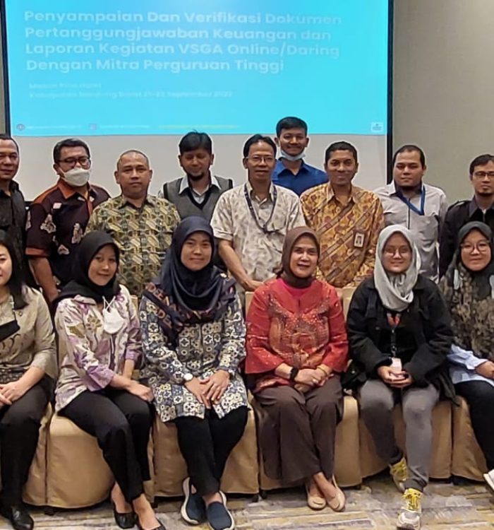 Kegiatan Penyampaian dan Verifikasi Pertanggungjawaban Keuangan VSGA Online Universitas Bandar Lampung