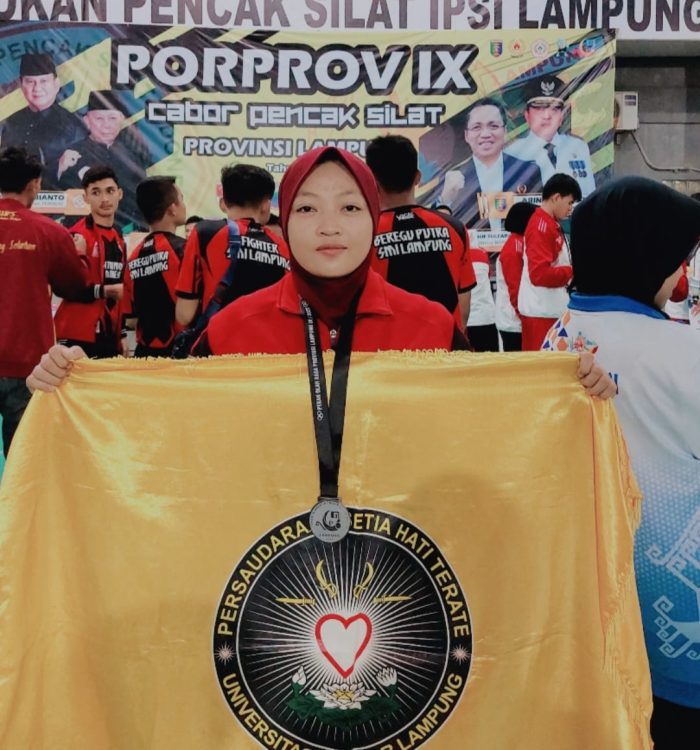 Mahasiswi UBL Fakultas Ilmu Komputer Raih Juara 2 Kelas C Putri Pada Porprov Lampung ke-IX 2022 Cabor Pencak Silat