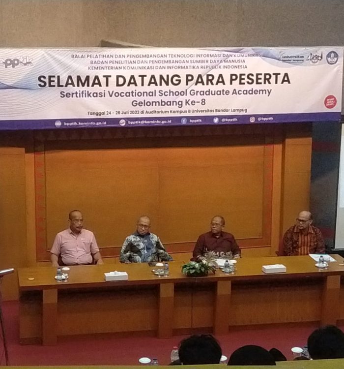 PELATIHAN VSGA BPPTIK KOMINFO BERSAMA FAKULTAS ILMU KOMPUTER UNIVERSITAS BANDAR LAMPUNG